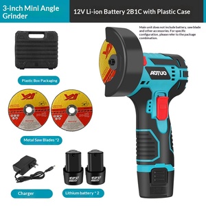 12V lithium battery household 3 inch mini <b>small</b> angle light wireless angle cross-border hot sale mini angle - Product Image 5