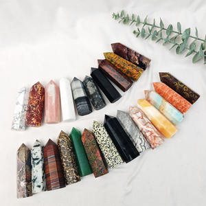 Vente flash : Pointes <span class=keywords><strong>de</strong></span> cristal <span class=keywords><strong>de</strong></span> 7 à 10 cm, obélisque poli, artisanat <span class=keywords><strong>de</strong></span> guérison, ornement <span class=keywords><strong>de</strong></span> maison, cadeaux d'artisanat en cristal pour la décoration - Product Image 1