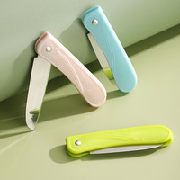 Couteau à fruits pliable en acier de 3 pouces, petit couteau à éplucher les légumes portable