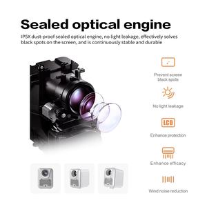 Paiao a2 מיני הוביל וידאו חכם מקרן כיס 1080p max אנדרואיד עם מיקוד אוטומטי 3D מובנה <span class=keywords><strong>wifi</strong></span> סטריאו נייד lycid - Product Image 3