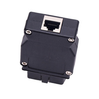 Adaptateur de prise OBD mâle 16 broches pour BMW ENET Ethernet ICOM Code Scanner OBD2, connecteur 16 broches vers port d'interface Internet pour voiture BMW