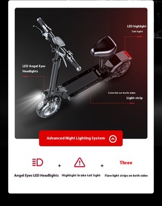 สกู๊ตเตอร์ไฟฟ้า XIMO 45 กม./ชม. สำหรับผู้ใหญ่ พร้อมที่นั่ง รุ่น Q5 - Product Image 4