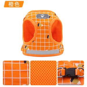 Classic Plaid Dog Harness Polyester Breathable XS XL Small Dogs - Product Image 4