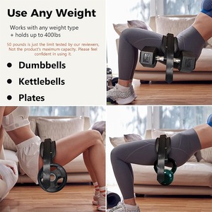 Glúteos Entrenamientos de piernas <span class=keywords><strong>Cinturón</strong></span> de levantamiento de pesas ajustable <span class=keywords><strong>Cinturón</strong></span> de empuje de cadera negro para Mancuernas - Product Image 6