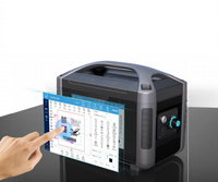 Appareil de gravure sur métal portable de haute précision, machine de marquage au laser à fibre portative pour l'impression de logos sur verre, refroidissement par air 20W DWG