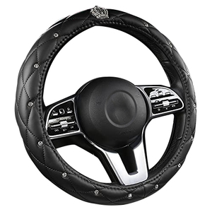 <span class=keywords><strong>Funda</strong></span> de cuero <span class=keywords><strong>para</strong></span> <span class=keywords><strong>volante</strong></span> de <span class=keywords><strong>mujer</strong></span>, cobertura <span class=keywords><strong>para</strong></span> <span class=keywords><strong>volante</strong></span> de tamaño medio, color brillante - Product Image 3