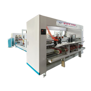 Otomatik tam otomatik oluklu karton karton karton kutu xo so katlayıcı yapıştırıcı makine - Product Image 3