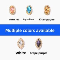 Strass en verre en forme de marquise, strass cousus à la main, chaîne de strass pour vêtements, chaussures et sacs, accessoires et pièces de décoration