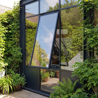 Toldo de Aluminio y Vidrio Personalizado, Ventanas y Toldos Insonorizados con Persianas Deslizantes, Diseño Moderno para Villa, Apartamento, Hotel, Baño