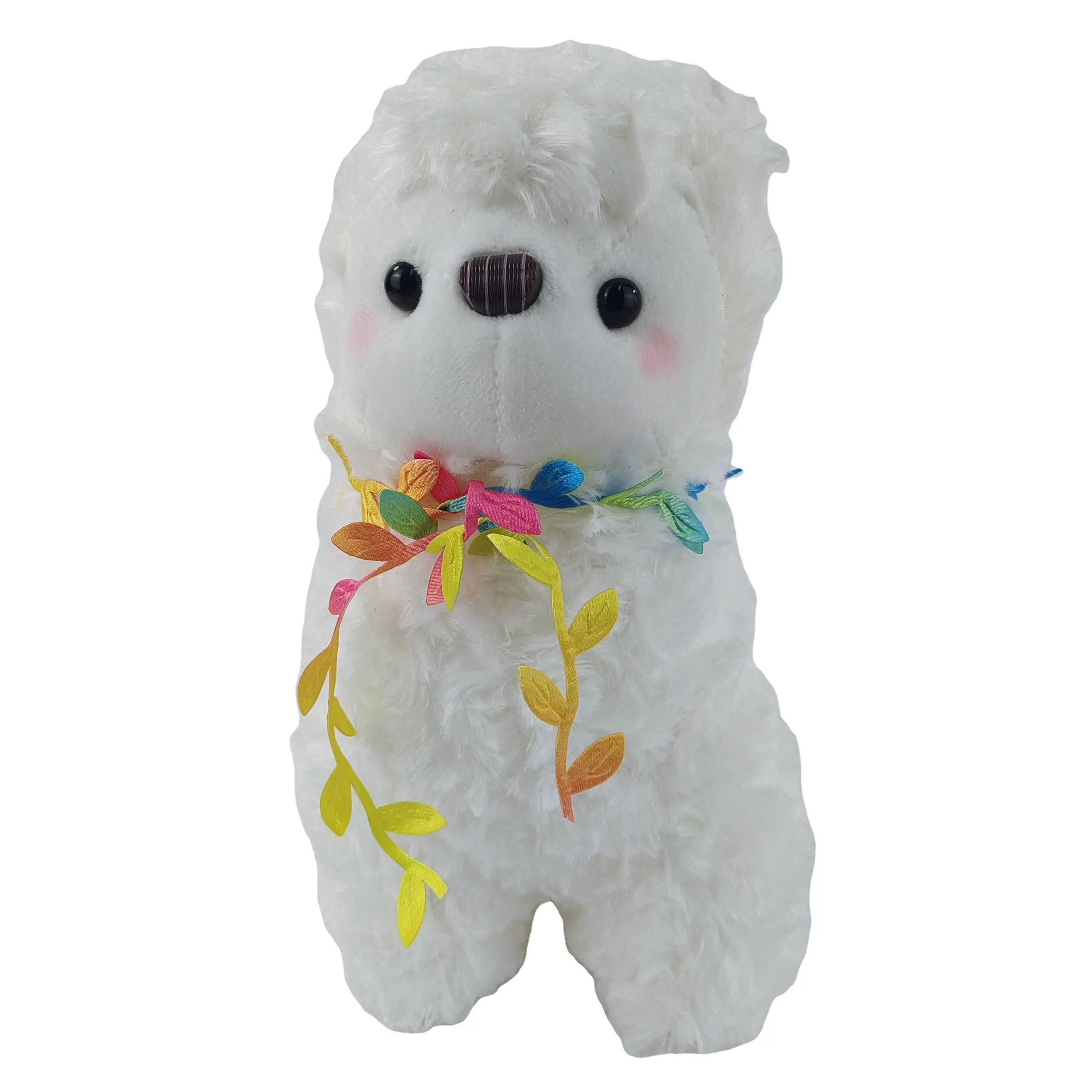 A05847 stili caldi freschi 24cm colorati a foglia di pecora peluche animali per bambini giocattoli regalo per gli amici