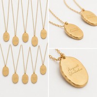 Collier pendentif 12 pierres de naissance en acier inoxydable plaqué or 18 carats, design fleur de lune tendance, finition mate