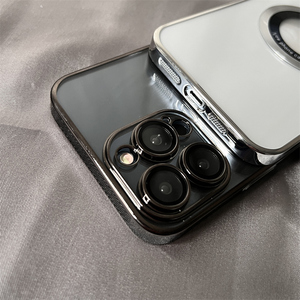 Mạ điện thoại di động Trường hợp đối với <span class=keywords><strong>iPhone</strong></span> 11 12 13 Đối với <span class=keywords><strong>iPhone</strong></span> 14 15 mạ điện trường hợp Rose Gold khung - Product Image 4