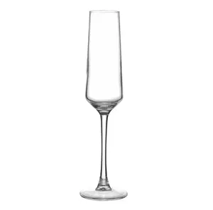 Toptan 200ml klasik flüt şekli şampanya kadehi fincan küçük zaman şampanya Stemware uzun kök entegre düğün şarap kadehi
