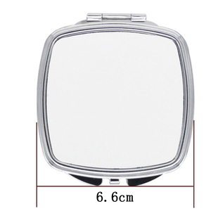 Specchio tascabile stampato a sublimazione per specchio compatto per trucco <span class=keywords><strong>in</strong></span> metallo vuoto ZL09-09 personalizzato - Product Image 4