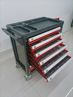 Armoire à Outils / Chariot d'Atelier / Servante d'Atelier CE 258 Pièces avec Coffrets d'Outils pour Réparation Mécanique, Support OEM, Boîte à Outils Professionnelle