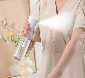 Flaconi in plastica vuoti trasparenti, neri, bianchi da 200ml, 300ml, 500ml - Flacone spray a nebbia a lunga durata per acqua e imballaggi - Product Image 5