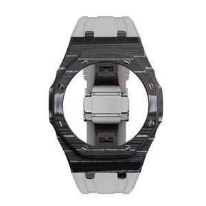 Kit MOD <span class=keywords><strong>G</strong></span> <span class=keywords><strong>Shock</strong></span> GA2100, boîtier de montre en fibre de carbone et bracelet en caoutchouc pour <span class=keywords><strong>Casio</strong></span> GShock GA2100 - Product Image 4