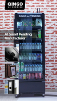Máquina Expendedora Automática de Autoservicio de Alta Calidad OEM/ODM, Bebidas y Aperitivos, Tarjeta de Crédito/Código QR, SDK, Pantalla Táctil, Monitoreo Remoto