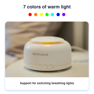 Bé âm thanh máy Đêm ánh sáng tiếng ồn cho người lớn và màu đen nở khôi phục lại 2 Mặt Trời Mọc đồng hồ báo thức ngủ làm dịu với đèn chiếu - Product Image 3