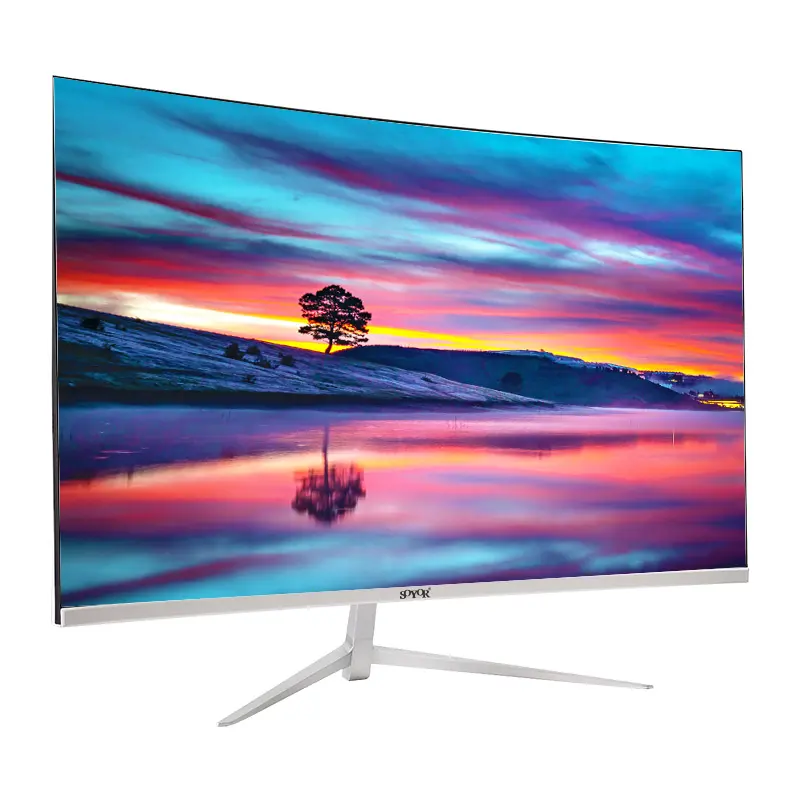 curved 32''/34'' large screen led gaming monitor 2k 4k 144hz U-ltra thin touch screen gaming monitor
