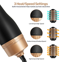 Brosse Sèche-Cheveux et Volumiseur Original Revlon One Step, Brosse Soufflante 1200W pour Séchage et Coiffage