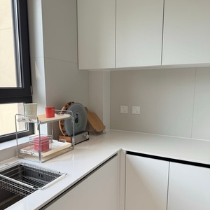 Thiết kế miễn phí U hình Tủ bếp MDF nhà bếp tủ gỗ thiết kế cho Trang chủ - Product Image 5