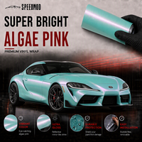 Film TPU PPF SPEEDMOD Algae Pink Chameleon Pearl 7,5 mil auto-réparant brillant pour enveloppement de voiture 1,52 m x 15 m Vente en gros Usine