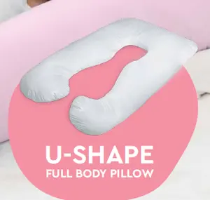 Venta caliente en forma de U fabricante de cuerpo completo suministro almohada embarazo almohada