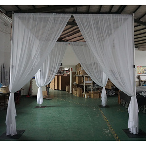Aluminum portable pipe and drape curtains <b>backdrop</b> <b>stand</b> kit for event wedding - Product Image 4