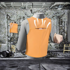 Débardeur de sport pour femme Janya, léger, écologique, à séchage rapide, en spandex/nylon, sans manches, pour le yoga, grande taille - Product Image 2