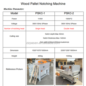 Encocheuse automatique de palettes en <span class=keywords><strong>bois</strong></span> d'occasion sécurisée <span class=keywords><strong>pour</strong></span> traverses à double encoche - Prix - Product Image 6