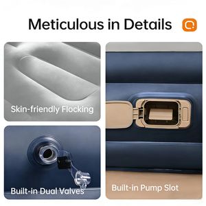 <span class=keywords><strong>Lit</strong></span> d'air double gonflable en un clic, épaissi et surélevé, portable pour la maison et l'extérieur - Product Image 2