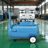 Compresseur d'air portable sans huile 8L, pompe à air 220V, mini compresseur d'air pour la maison, le garage, le gonflage des pneus, la peinture au pistolet
