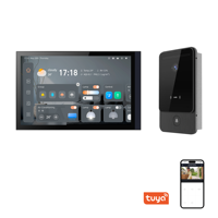 Videoportero Tuya Zigbee con Panel de Control Táctil WiFi, Sistema de Intercomunicación Integrado para Viviendas/Apartamentos