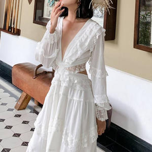 أزياء الصيف سيدة أنيقة الملابس الرسمية مخصص السيدات للنساء فساتين رسمية المرأة مثير عارضة - Product Image 3