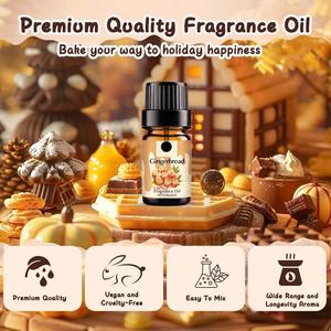 Set <span class=keywords><strong>di</strong></span> Oli Essenziali per Panetteria: Fragranze <span class=keywords><strong>di</strong></span> Torta <span class=keywords><strong>di</strong></span> Zucca, Pan <span class=keywords><strong>di</strong></span> Zenzero, Cioccolato, Waffle Dorato, Nocciola per Diffusori e Candele - Product Image 3