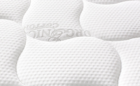 Matelas à ressorts à haute densité avec sommier intégré, prix compétitif, disponible en tailles double, queen, king et simple
