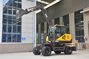 Jinggong 7ton hiệu suất cao rãnh và đất đào xô Máy xúc với chức năng cắt - Product Image 4