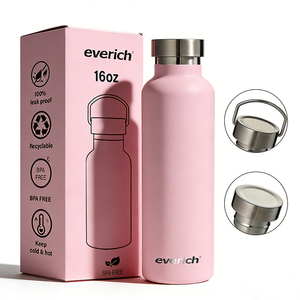 Botella de <span class=keywords><strong>Agua</strong></span> Aislada Personalizada Everich, Botella de <span class=keywords><strong>Agua</strong></span> de Acero Inoxidable de Doble Pared, <span class=keywords><strong>Sin</strong></span> Plástico en Contacto con el <span class=keywords><strong>Agua</strong></span> - Product Image 3