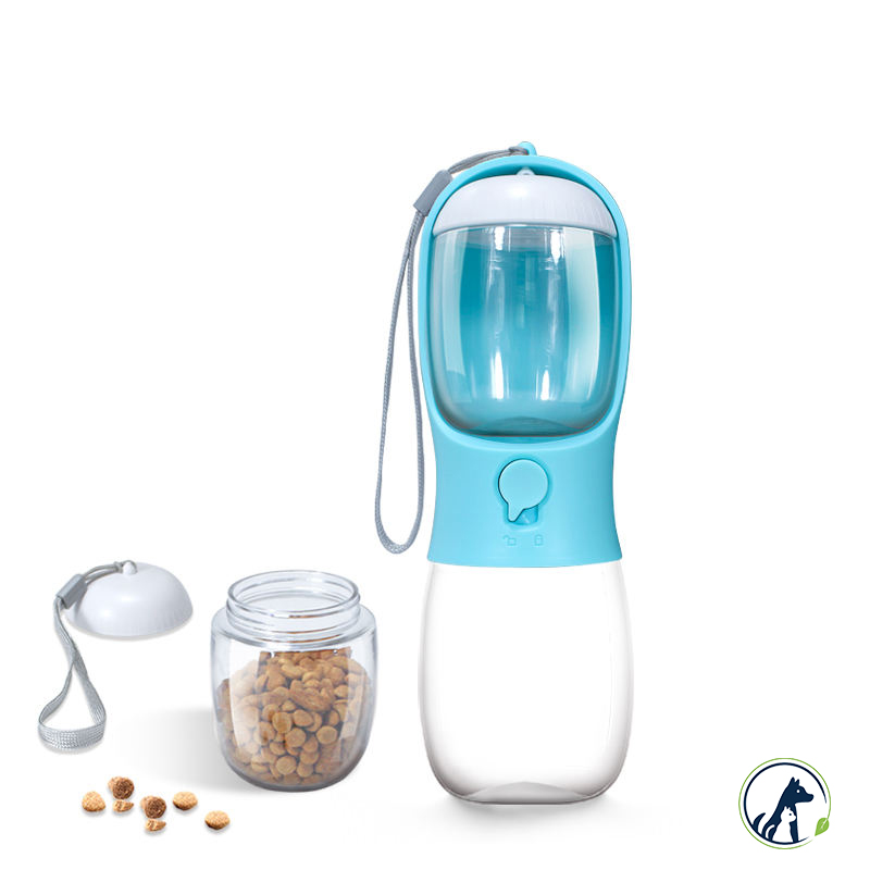 Bouteille d'eau Portable anti-fuite de qualité alimentaire pour chiens et chats, distributeur de gobelets de voyage pour animaux domestiques, marche en plein air avec récipient à nourriture