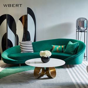 WBERT Luxury Rock Plate Table Basse Ceinture Platine Moderne Design Simple Salon Salle À Manger Disponible Grandes Petites Tailles Maison - Product Image 5