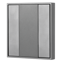 Panneau de boutons poussoirs KNX pour maison intelligente, 2, 4 ou 8 voies, programmable ETS4 pour le contrôle des éclairages, des stores et des scènes