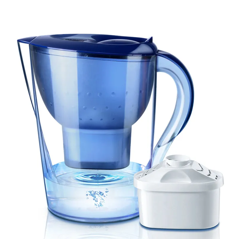 Huishoudelijke Alkaline Houtskool Waterfilter Kruik Carbon Blok Water Filter Pitcher Jug