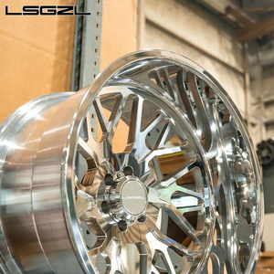 Llanta de aleación de plato profundo todoterreno forjado Lsgzl 16 -- 30 pulgadas 8x170 5x139,7 6x139,7 Monoblock personalizado para rueda de coche de camioneta C10 F150 - Product Image 4
