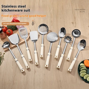 Aparatos de cocina de acero inoxidable, cucharón para sopa, cuchara para arroz, utensilio de cocina, juego de utensilios de cocina - Product Image 1