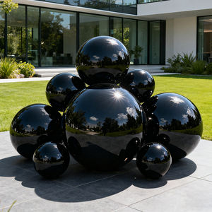 Globo Espejo Gigante Colgante Reflectante y Colorido, Esfera Inflable Personalizada en Forma de Corazón para el Día de San Valentín - Product Image 1