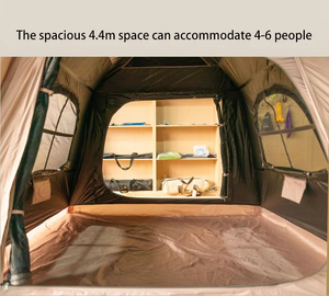 Carpa <span class=keywords><strong>de</strong></span> <span class=keywords><strong>Camping</strong></span> <span class=keywords><strong>de</strong></span> Apertura Rápida, Portátil, para Familias, Personalizada <span class=keywords><strong>de</strong></span> Fábrica, para 4-5 Personas - Product Image 3