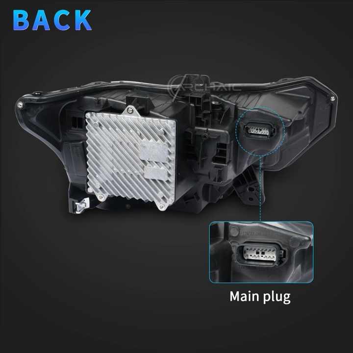 TYPY Car Headlights For Ford Mustang RGB Headlight 2015-2017 Upgrade Modified Dynamic Turn Signal Lamp Brake DRL Car Accessories