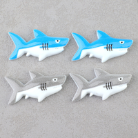 Hot Fashion requin résine breloques animaux de la mer résine Flatback artisanat ornements crème colle décorations bricolage accessoires