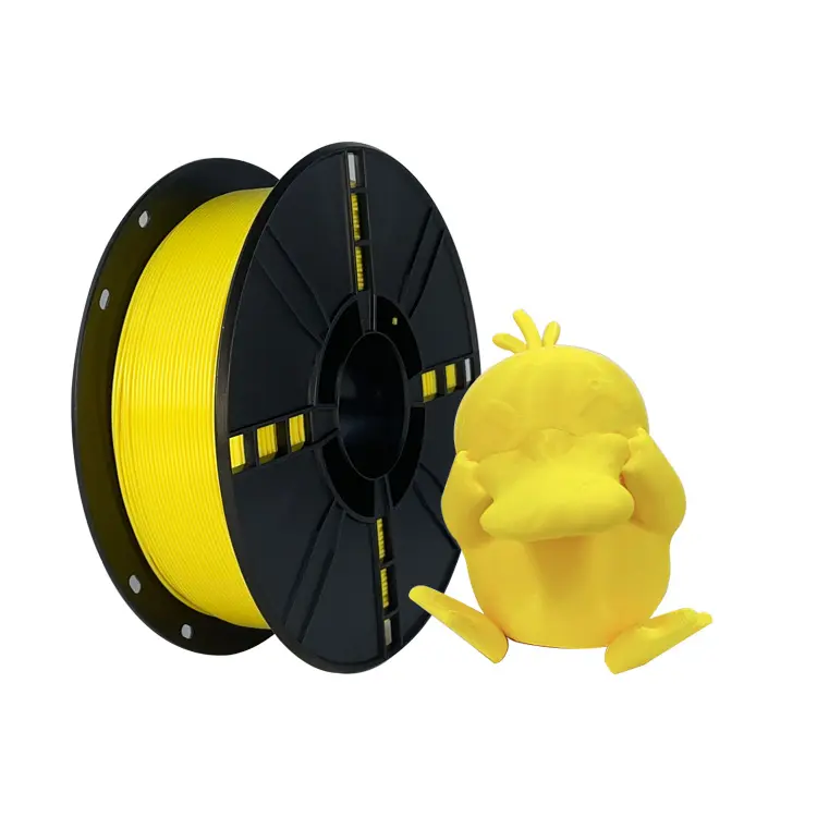 iBOSS High Quality Strong toughness 100% without bubble 3d Filament Pla+ 1kg 1.75mm yellow color Pla 3d printer filaments